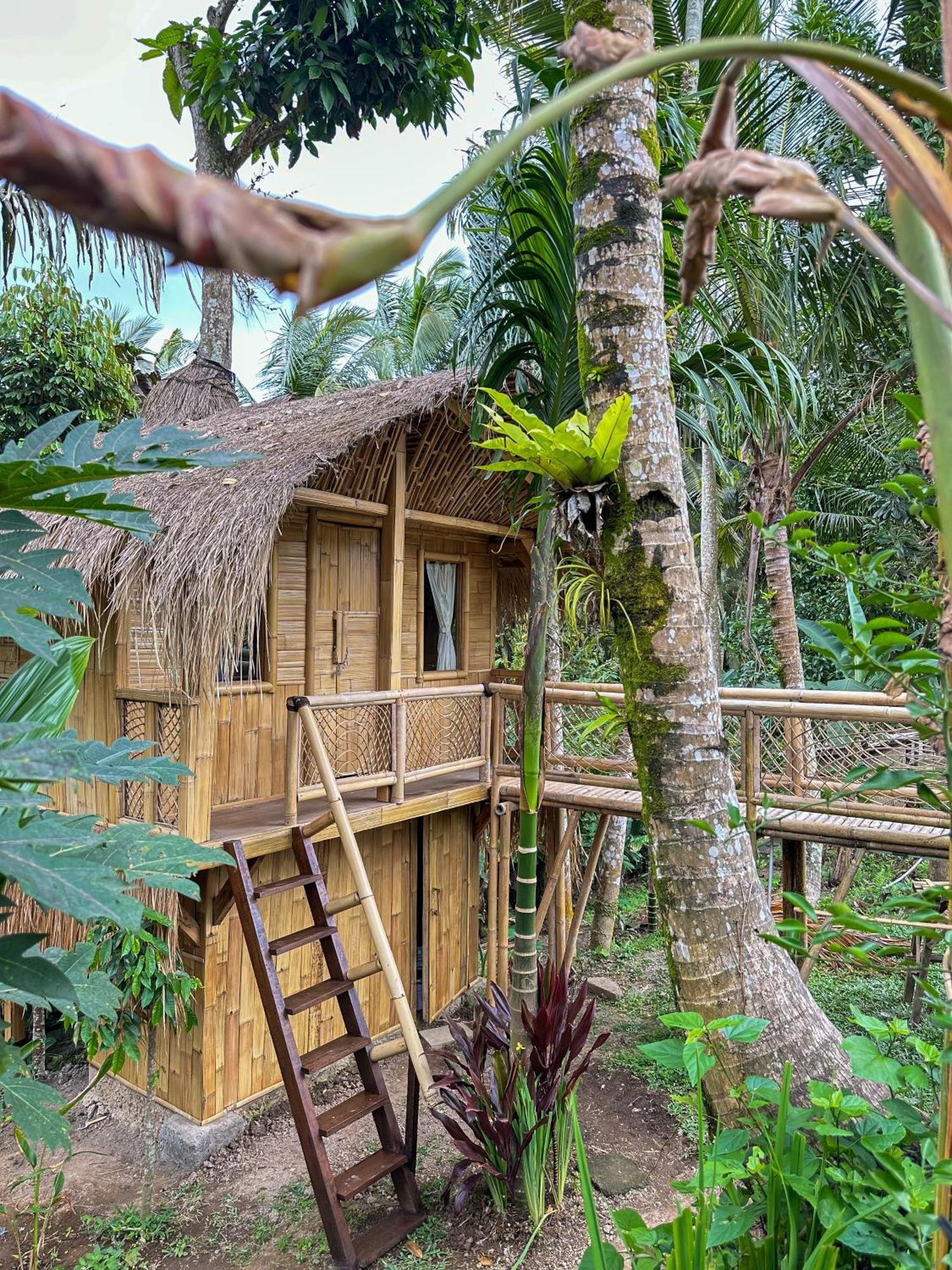 Kawig Bamboo House - Ricefield View, Eco Bamboo Home Tampaksiring Экстерьер фото