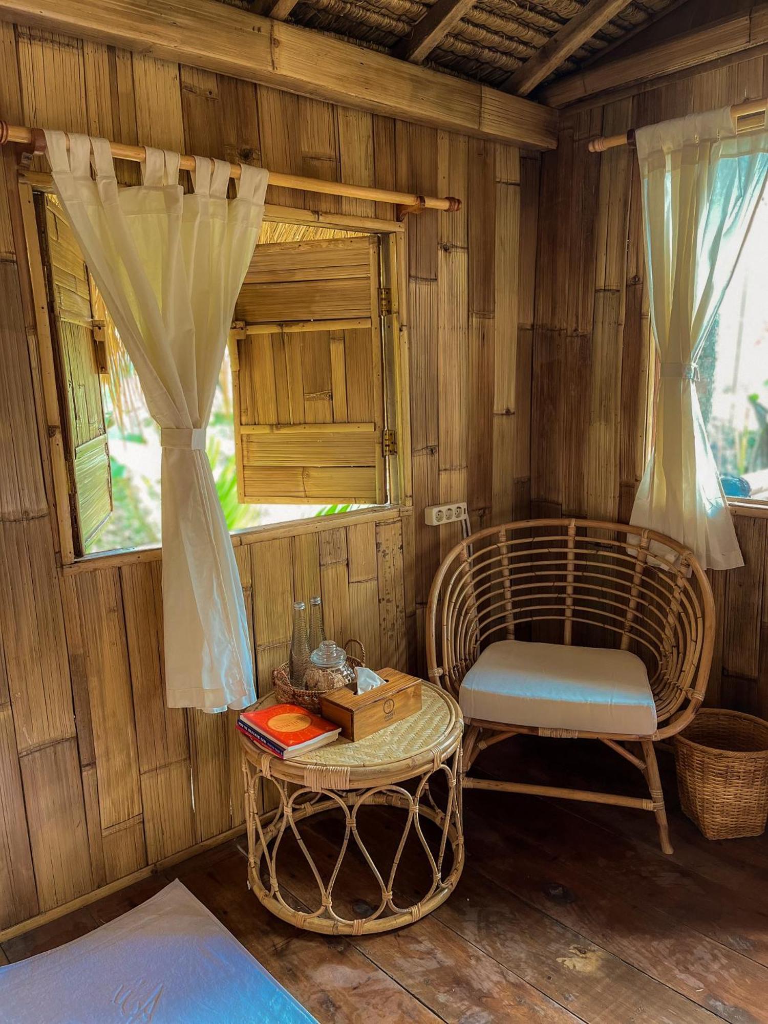 Kawig Bamboo House - Ricefield View, Eco Bamboo Home Tampaksiring Экстерьер фото