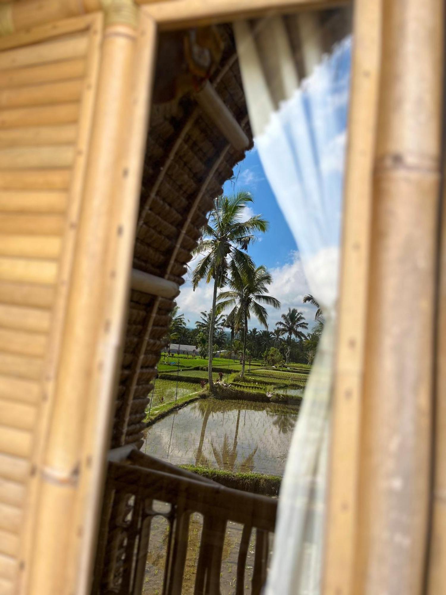 Kawig Bamboo House - Ricefield View, Eco Bamboo Home Tampaksiring Экстерьер фото