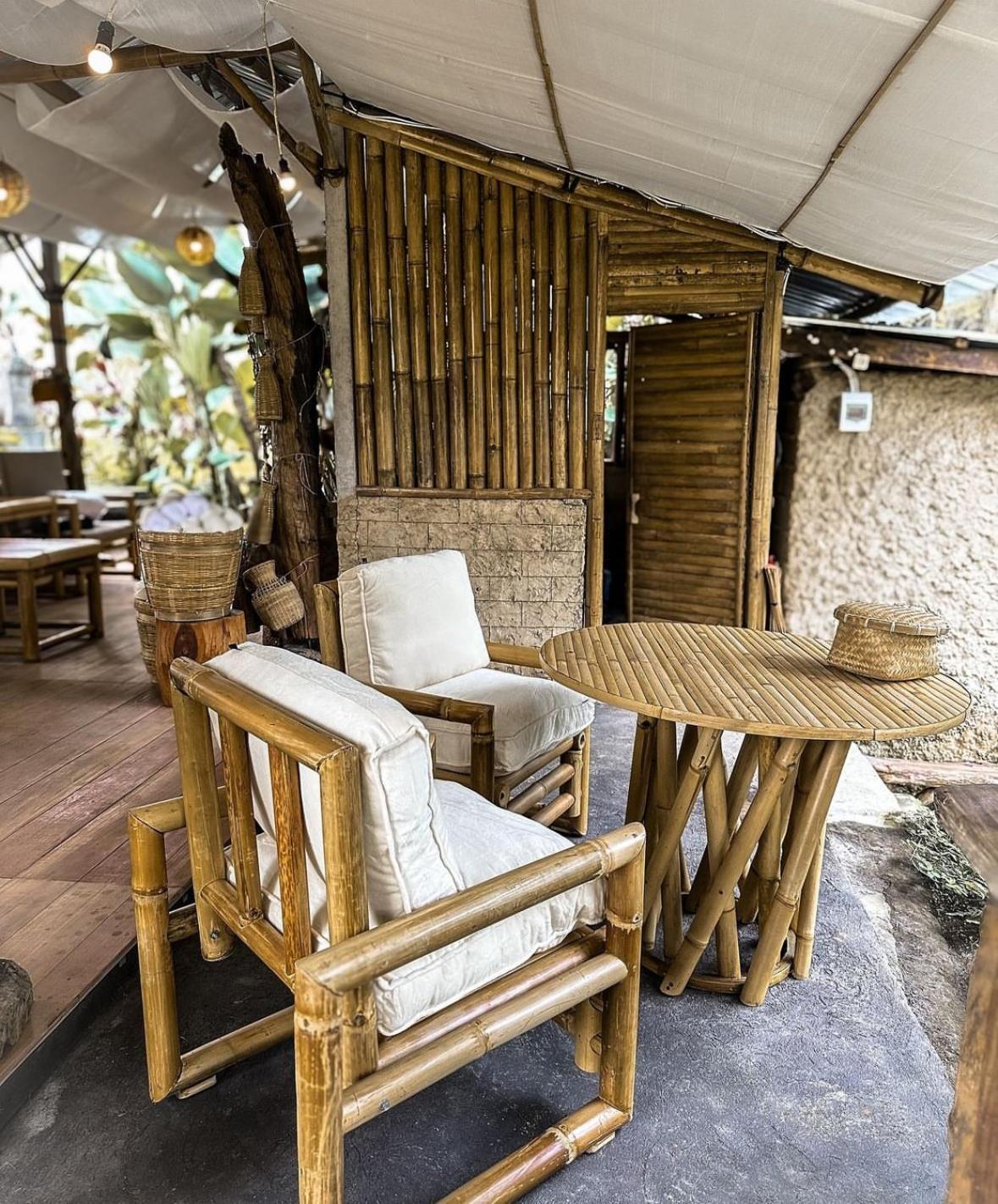 Kawig Bamboo House - Ricefield View, Eco Bamboo Home Tampaksiring Экстерьер фото